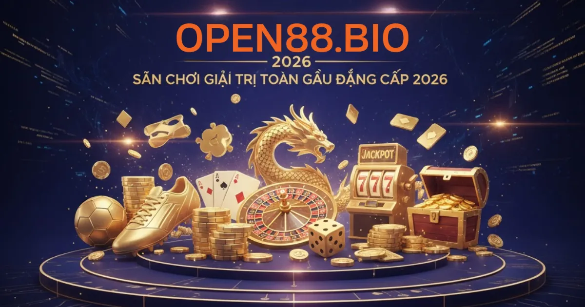 Logo Open88 Nhà cái uy tín 2026